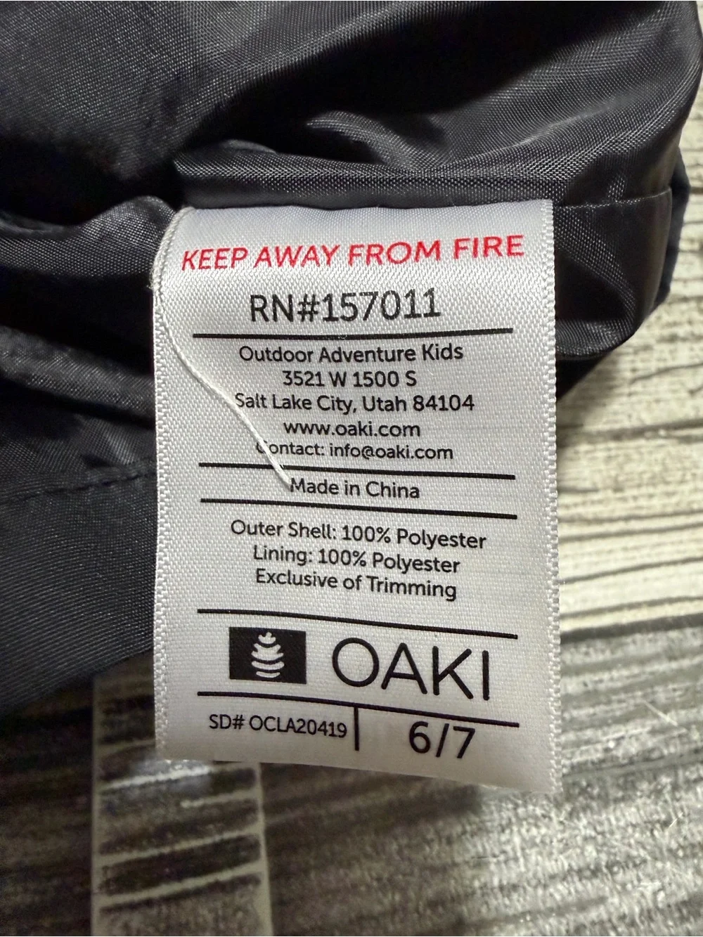 Oakiwear there name